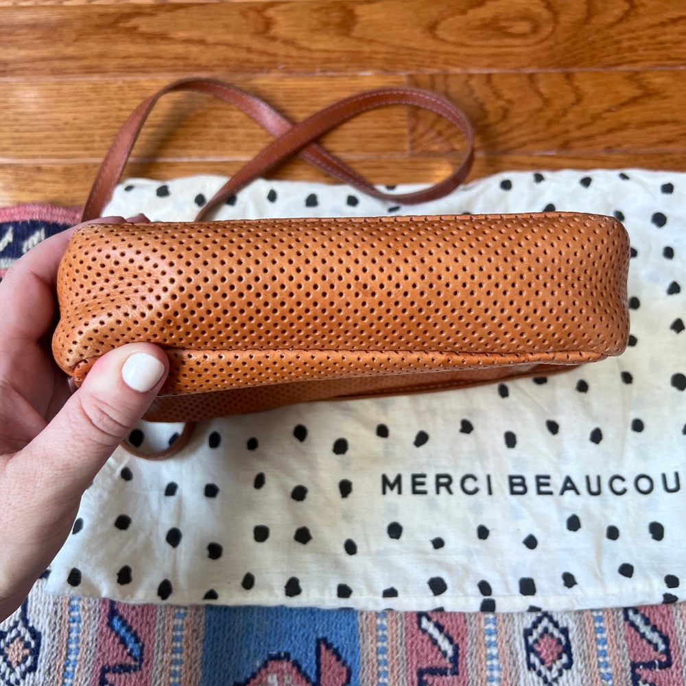 Clare V Perforated Leather Crossbody Mini Sac Bag (with dust bag) - Picture 4 of 7